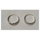 2 Sterling Rings Size 8