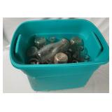 Assorted Antique Glass Milk Bottles