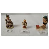3 Hummel Figurines - Goat Herder, Boy W/ Horse