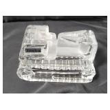 1989 Tonka Crystal Bulldozer Paperweight