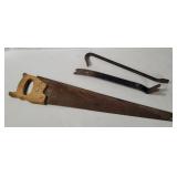 Pry Crowbars & Hand Saw