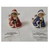 Hummel Blue & Red Angels W/ Lanterns