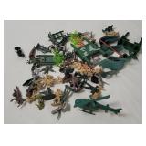 Plastic Army Men Figures Etc.