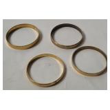 4 Vtg Bangle Bracelets