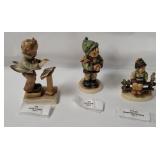 3 Hummel Figurines- Band Leader, Wayside, Its Cold