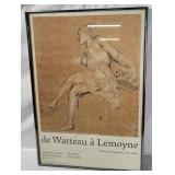 1987 De Watteau A Lemoyne Exhibition Poster