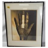 Photographic Projection Hand Art Print