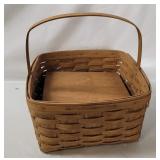 Longaberger Cake Basket W/ Riser