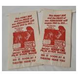 2 Vtg Mark Of The Devil Movie Vomit Bags