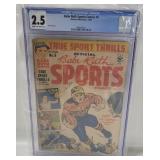 1949 Babe Ruth Sports Comics #5 Cgc Graded 2.5