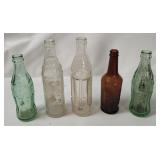 Antique Soda Bottles - Big Boy, General, Coke