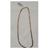 Sterling Creations Silver Braided Necklace