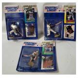 3 Starting Lineup Mlb Figures - Sheffield, Mussina