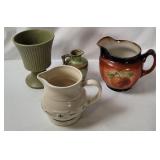 Vtg Ceramic Pitchers & Planter