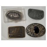 4 Belt Buckles - Raleigh Truck, Clipper Boat