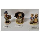 3 Hummel Figurines - Easter, Birthday, Smiling