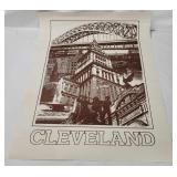 1983 Cleveland Poster By V. Ptacek
