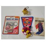 Key Rings- Disney, Pokemon, Rabbit Foot