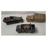 3 Plastic Model Military Vehicles