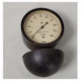 Vtg Marshalltown Vacuum Gauge