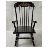 Vintage Hand Paintd Childs Rocking Chair