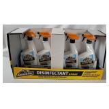 4 Bottles Armor All Disinfectant Spray
