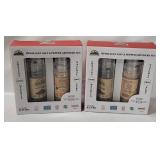 2 Himalayan Chef Salt & Pepper Grinder Sets