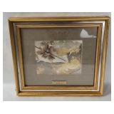 Framed Limited Ed. Chokin Art By Yoshinobu Hara