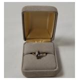 10k Gold Ring 1.9g Size 6, Missing A Stone