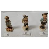 3 Hummel Figurines - Doctor, Brother, School Boy