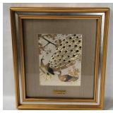 Framed Limited Ed. Chokin Art By Yoshinobu Hara