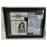Reason Seven Band Ticket Stubs, Pick & Signatures