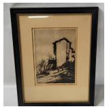 Etching Art Print Signed Martin Hardie