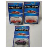 3 Tootsietoy Hard Body Diecast Cars 1992