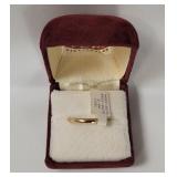 14k Gold Band Ring 1.5g Size 8