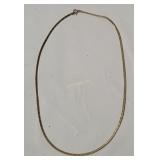 Sterling 20' Herringbone Necklace