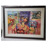 Framed Antibes From Hotel Djoliba Artwork
