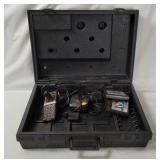 Vtg Atari Case W/ 5200 Controller & 2 Games