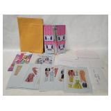 Assorted Paper Dolls & Accesories