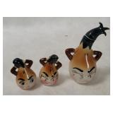 Vtg Relco Onion S&p Shakers & Bottle