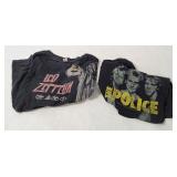Led Zeppelin & The Police Shirts Size X L