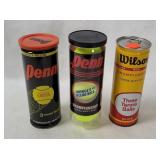 3 Cans Of Tennis Balls - Penn, Wilson