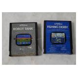 Atari 2600 Robot Tank & Fishing Derby Games