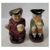 2 Royal Doulton Toby Jugs - Falstaff, Happy John