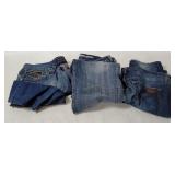 3 Pairs Jeans Size 36 - Dkny, Armani, Joe's