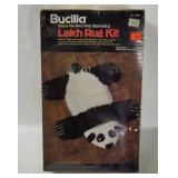 New Bucilla Panda Latch Rug Kit