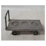 Vtg Barrilitos Mini Shot Glass Cart