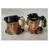 2 Royal Doulton Toby Jugs - Columbus, Carpenter