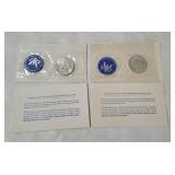 1973 & 1974 Eisenhower 40% Silver Dollars