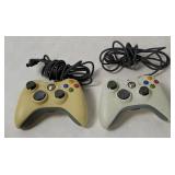 2 Xbox 360 Wired Controllers